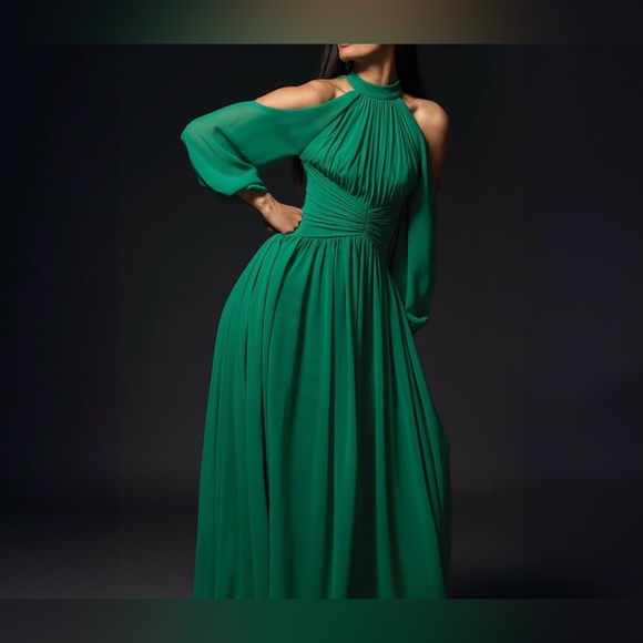 Zac Posen 46RW255002 Wicked Chiffon Gown ADD TO HEARTS $695 NWT - Picture 12 of 12